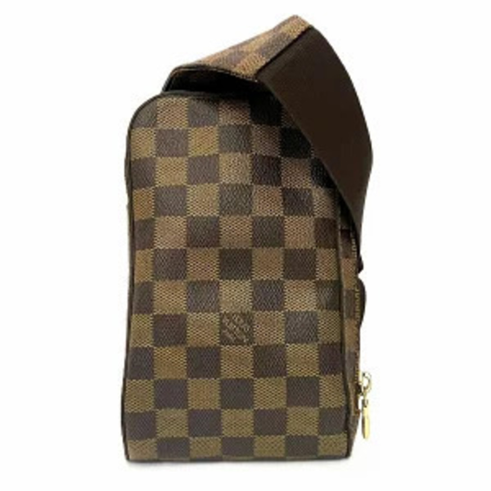 Louis Vuitton Geronimos Shoulder Bag Damier Toile Leather
